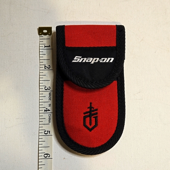 New, Snap On Tools Red Gerber Multi Tool MP600 Nylon Sheath Knife Case - Picture 1 of 3
